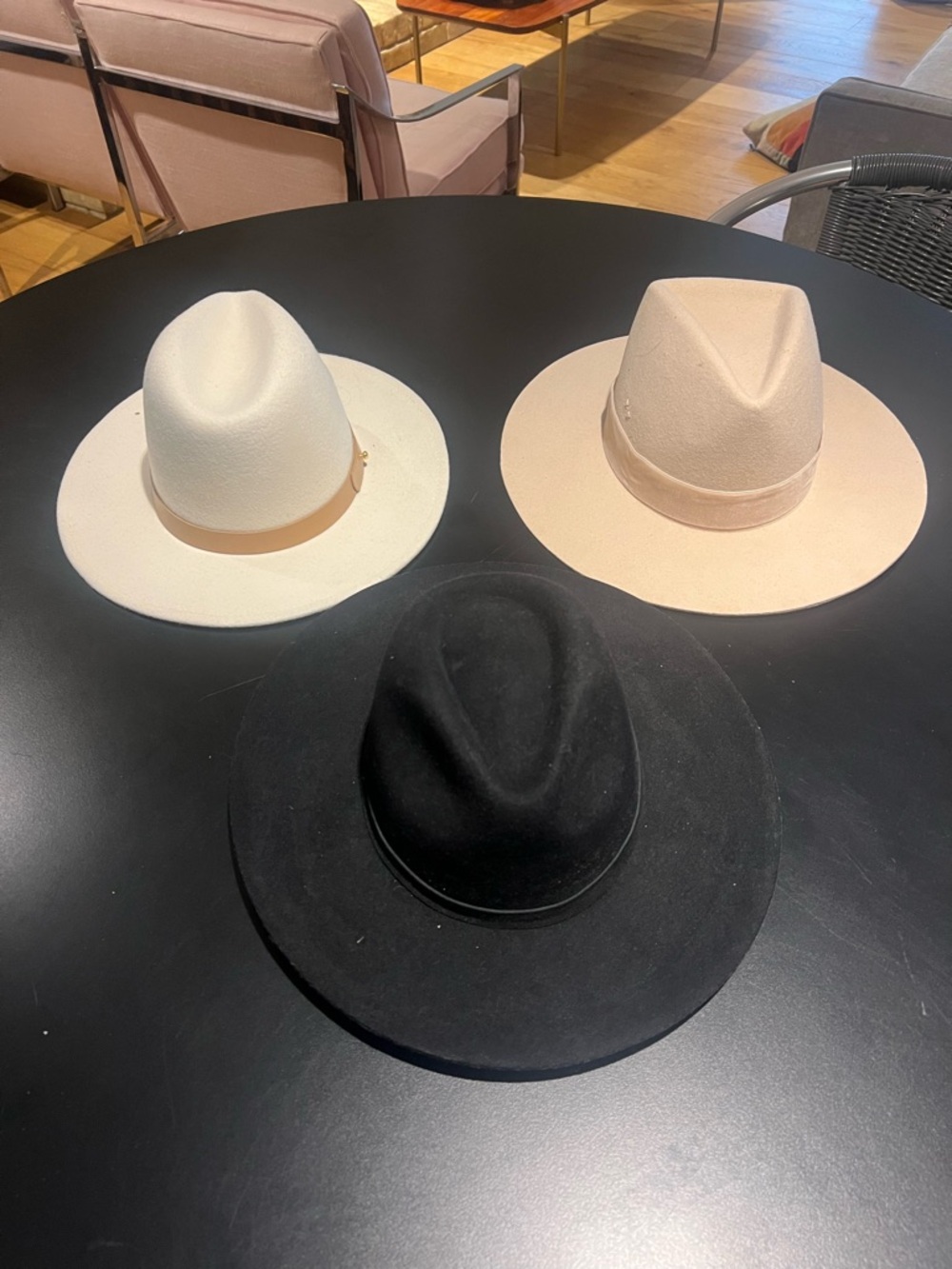 Lack of color hats